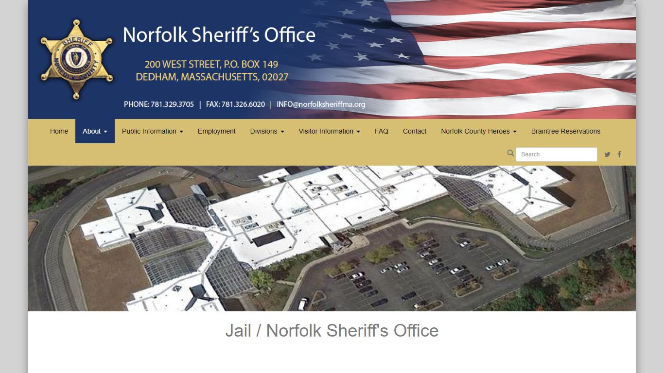 Norfolk County Sheriff's Office | Jail / Norfolk Sheriff's ...